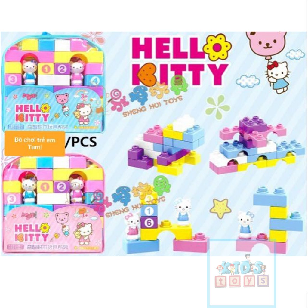 Đồ chơi xếp hình hello kitty cho bé