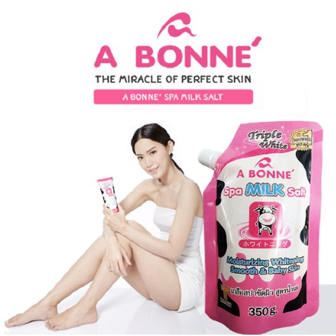 Muối Sữa Bò Tắm Lạnh A BONNE’ Trắng Da Tẩy Thâm CHUẨN THÁI LAN 350 Gr | BigBuy360 - bigbuy360.vn