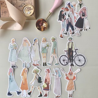 Mua 1 tặng 1 sticker cô gái - la dolce vita sticker🌸