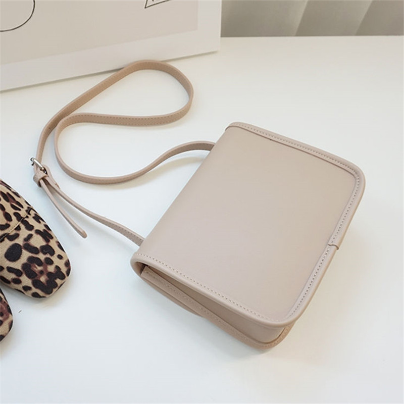 Túi Đeo Vao Dáng Vuông Nhỏ Màu Trơn Phong Cách Hàn Nhật Thời Trang Cho Phụ Nữ IELGY