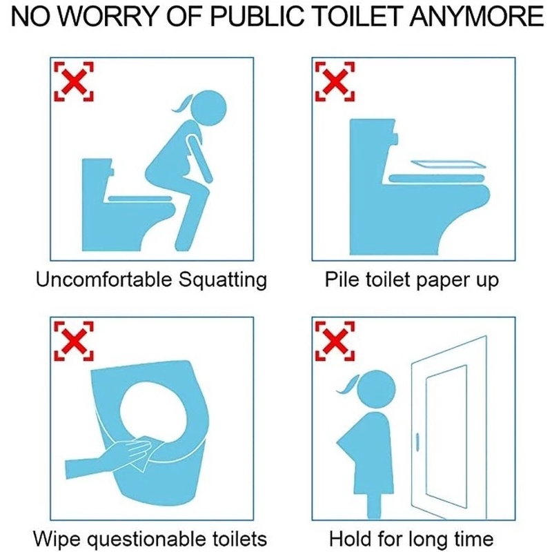 Vỏ Bọc Bệ Ngồi Toilet Dùng 1 Lần Chống Nước Tiện Dụng Cho Đi Du Lịch