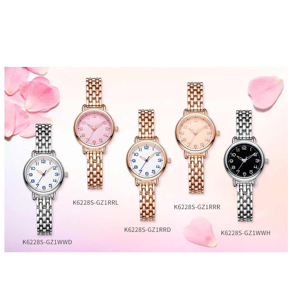 New Boutique Fashion Women's Watch Hot Selling Multi-Color Waterproof Women's Watch All-Matching Student Quartz Watch