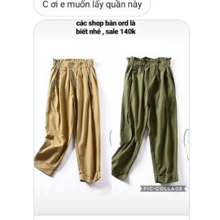 Quần be sz l