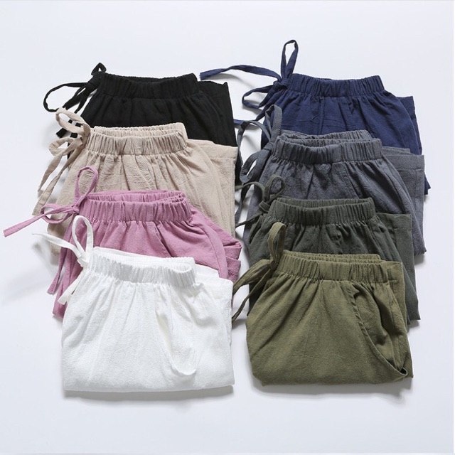 Quần short, quần đùi nữ ❤️ chất đũi Thái , có bigsize 40-80kg ❤️