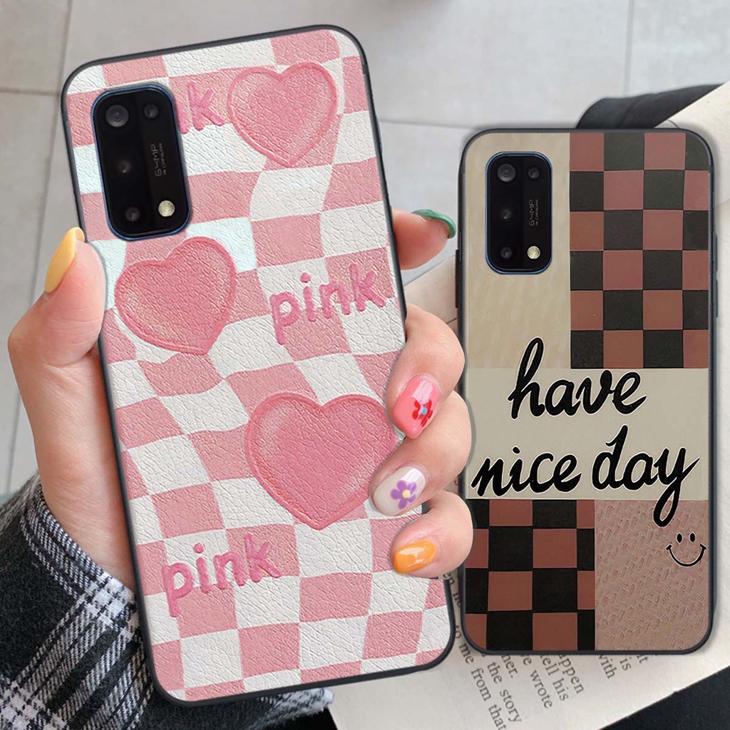 Ốp Realme 7 / 7 Pro caro trái tim cá tính, thời trang siêu đẹp, siêu phong cách