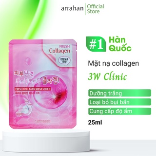 Mặt Nạ Tái Tạo Da Từ Collagen 3w Clinic Fresh Collagen Mask Sheet 23ml - 3W146