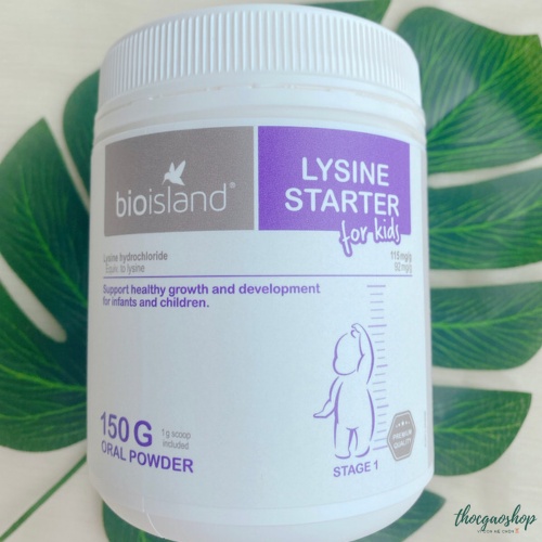 [Mẫu mới] Bột tăng chiều cao Bioisland Lysine starter for kids 150gr và Bioisland Lysine step up for youth 60 vi thumbnail