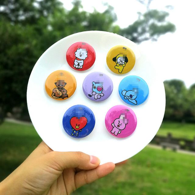 (Có sẵn) Huy hiệu mini BT21 - BTS