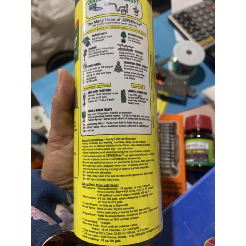 SUPER THRIVE hàng Mỹ 480ml– Kích thích tăng trưởng cho lan cực tốt- Hiệu quả từng giọt