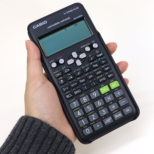 Máy tính học sinh Casio FX570VN plus_2nd Edition chính hãng _VN ĐEN