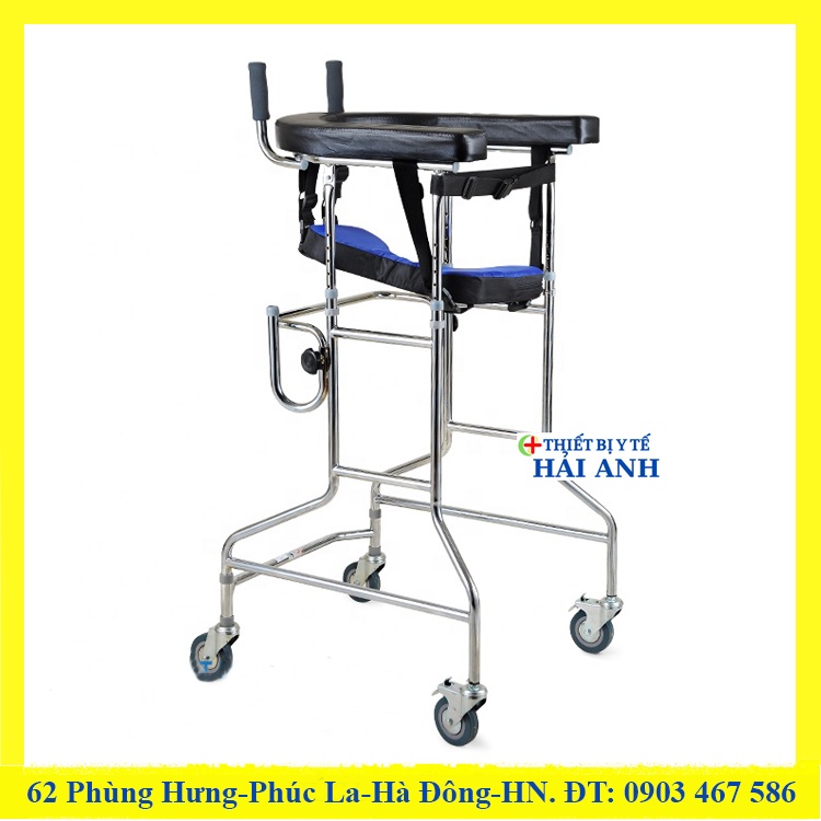 Dụng cụ tập đi lại cho người tai biến - sau phẫu thuật bằng inox