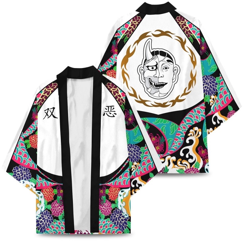 Áo Khoác Kimono In Họa Tiết Tokyo Manji Cho Nữ