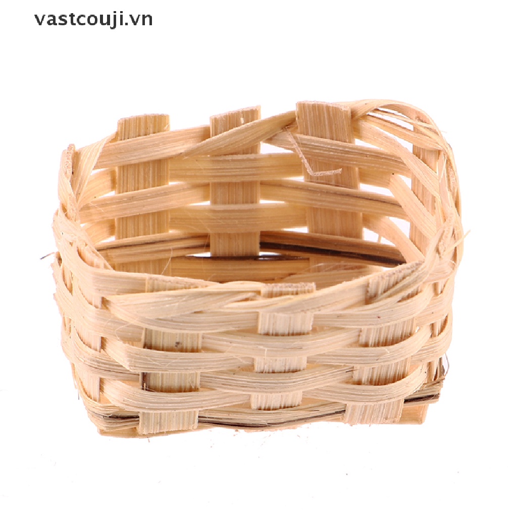 Giỏ Tre Mini Đựng Thức Ăn Tỷ Lệ 1: 12 Trang Trí Nhà Búp Bê