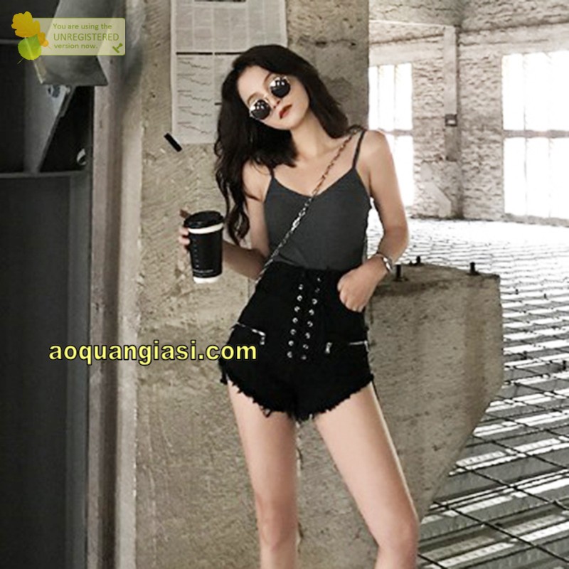 Quần short lưng tua dây kéo đùi mẫu 6 MT406, mt648, mt686, mt261, mt343