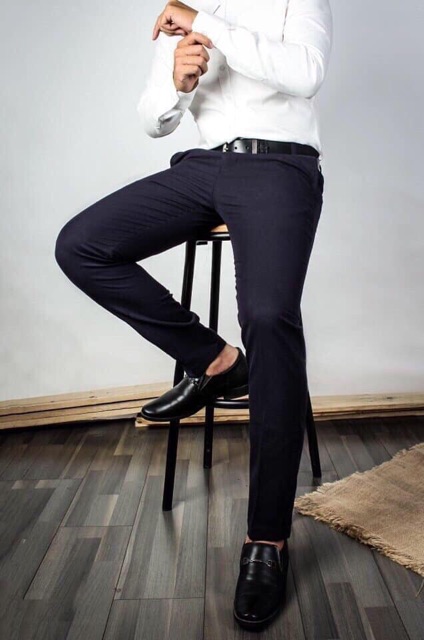 [ Hình Thật 100% ] Quần Tây Âu Cao Cấp Vải  Co Giản 4 Chiều Ống Côn[hoàn xu Shopee] | BigBuy360 - bigbuy360.vn