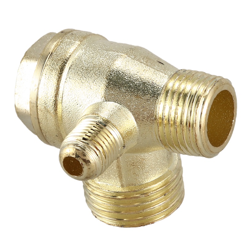 Van Kiểm Tra Máy Nén Khí 3 Chiều 2 / 5 &quot;3 / 8&quot; PT 1 / 2 &quot;PT