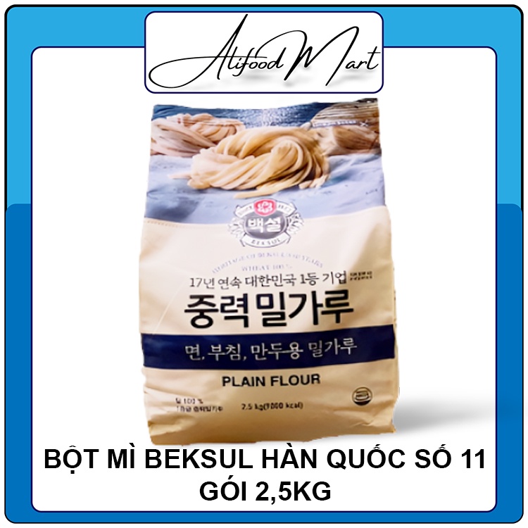 Bột mì Beksul Hàn quốc gói 2,5kg số 11 màu xanh dương