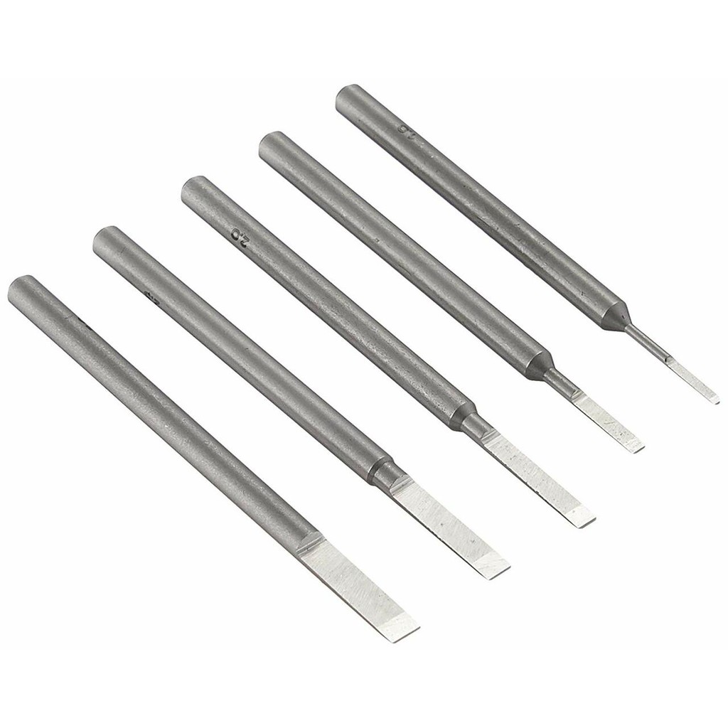 Dụng cụ mô hình lưỡi chisel phẳng Godhand GH-BBH-1-3 Bit Blade Flat Blade set