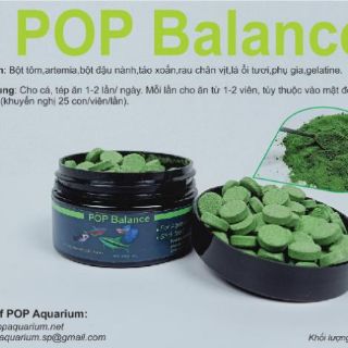 Thức ăn POP Balance cho cá cảnh
