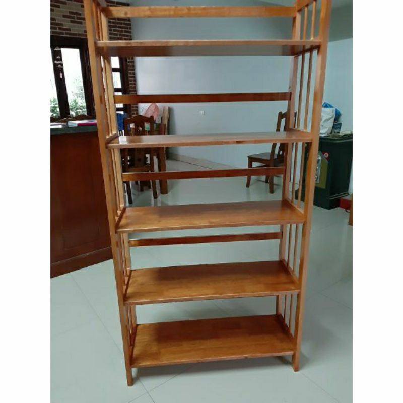 Kệ Gỗ, Kệ Đa Năng, Giá Sách 5 Tầng 60cm ( Màu Tự Nhiên Hoặc Cánh Gián)