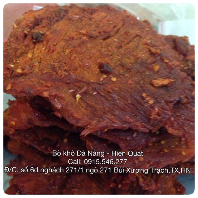 [FREESHIP 99K TOÀN QUỐC] Bò khô lát cay nồng Đà Nẵng