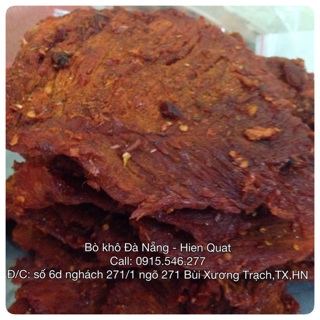 [FREESHIP 99K TOÀN QUỐC] Bò khô lát cay nồng Đà Nẵng