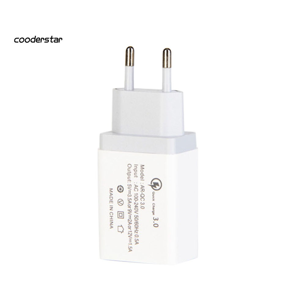 Củ Sạc Nhanh Qc3.0 Tiện Dụng Cho Điện Thoại Android Iphone Laptop