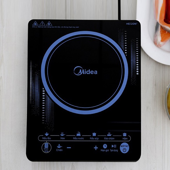 Bếp từ Midea MI-T2117DC hàng chính hãng, có bảo hành 12 tháng, lỗi 1 đổi 1 trong 7 ngày
