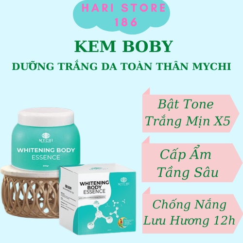 Kem body trắng da Hari store Kem Body Mychi dưỡng trắng da toàn thân thảo mộc 37 chính hãng