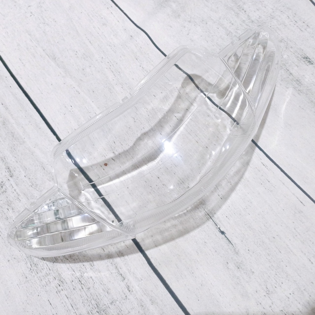 Mặt kính đèn pha 2 bóng cho xe Wave Alpha - Wave 110 - Wave ZX đời 2002-2006