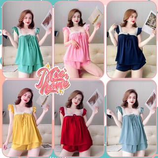 ĐỒ BỘ MẶC NHÀ CHO NỮ CHẤT LỤA MÁT MỊN - ĐỒ BỘ PIJAMA MẶC NHÀ