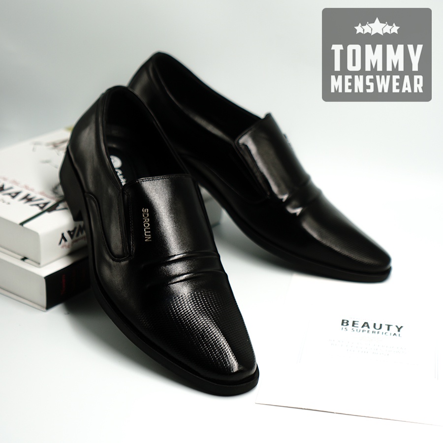 Giày Da Bò Nam Cao Cấp Xịn Hàn Quốc Phong Cách TOMMY Giày Lười Nam Đẹp Trẻ Trung GVN12