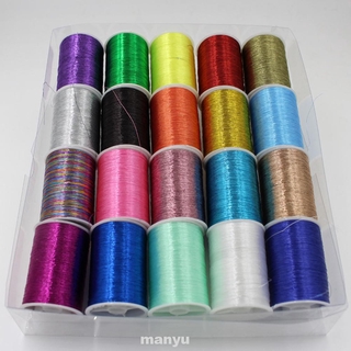Glitter Thread Cross-stitch Embroidery DIY Spool Sewing Craft