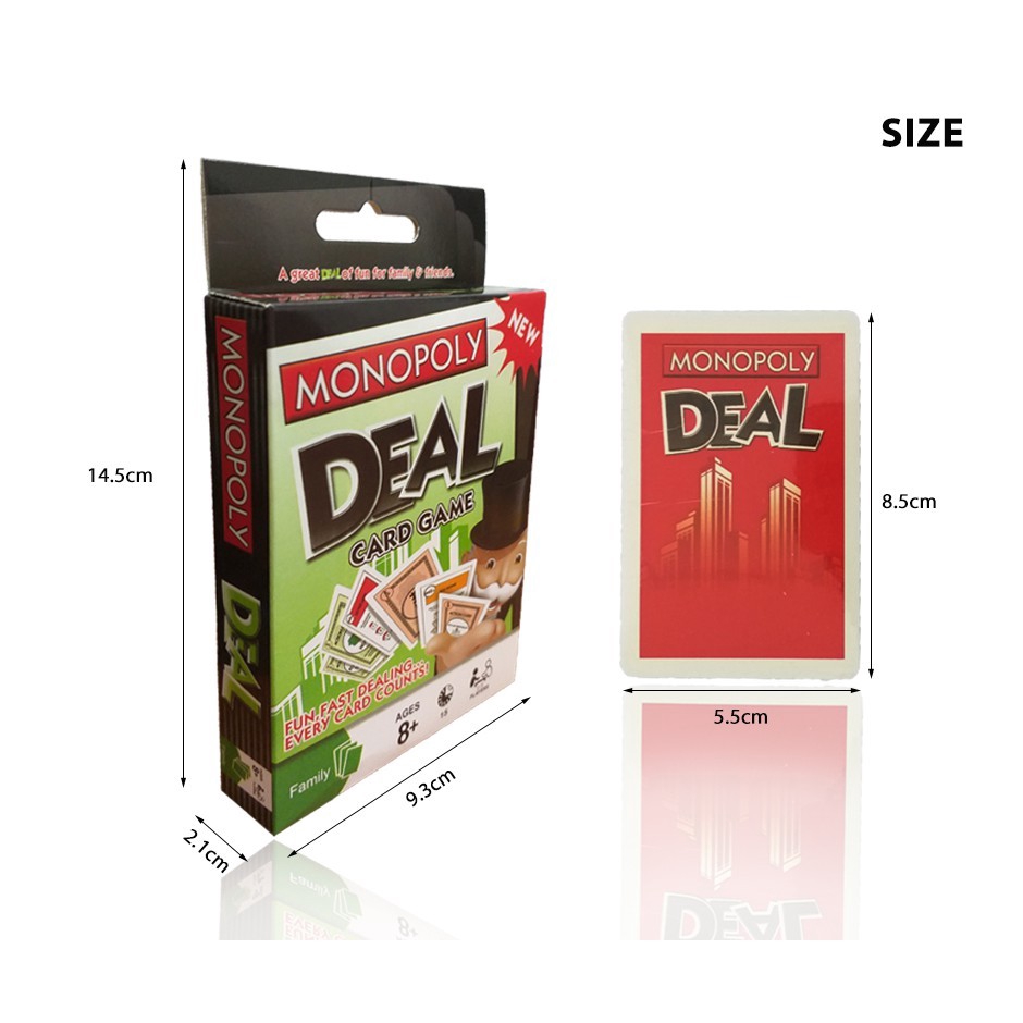 Bộ thẻ bài Monopoly Deal độc đáo