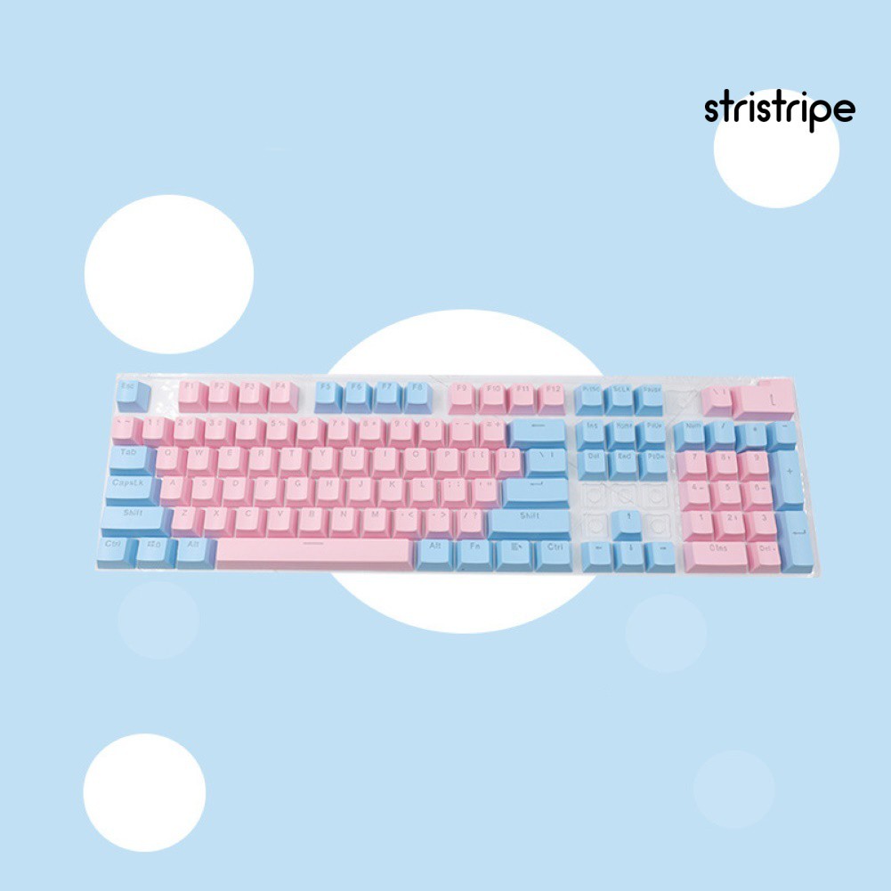 STR 104Pcs/Set Universal Ergonomic Backlit Key Cap Keycaps for Mechanical Keyboard | WebRaoVat - webraovat.net.vn