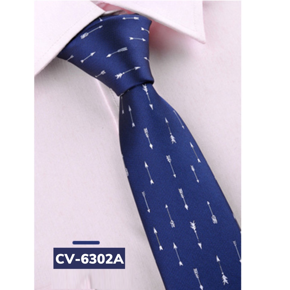 Cà vạt 6cm thắt sẵn cao cấp phong cách Hàn Quốc, Cavat MC, Cravat chú rể, Calavat dự tiệc, Cravat chụp ảnh CV-6302