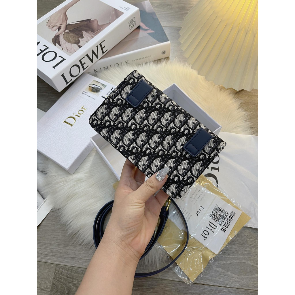 Túi Đeo Hông Dior Thổ Cẩm Quảng Châu Hàng Full Kèm Dây Thắt Lưng