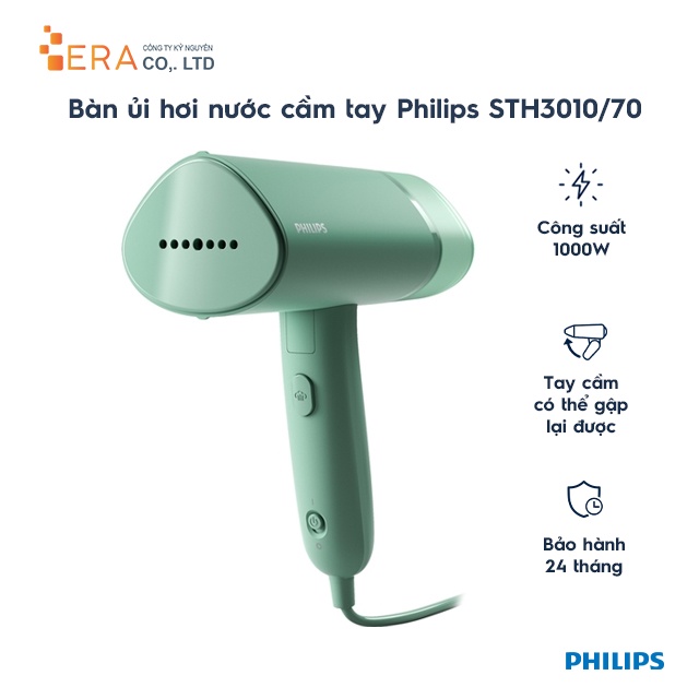 Bàn ủi hơi nước cầm tay du lịch Philips STH3010/70