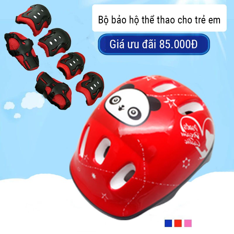 [FREESHIP] Bộ bảo hộ trượt patin trượt ván hoạt động ngoài trời có mũ bảo hiểm dành cho trẻ em