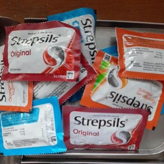 Strepsil / strepsils kẹo ngậm hỗ trợ viêm họng