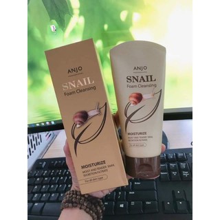 Sữa rữa mặt dưỡng ẩm ốc sên Anjo snail foam cleaning(tặng  date 7/2022)