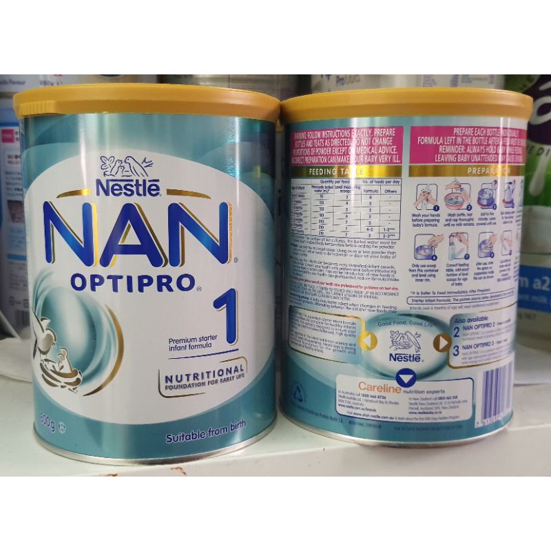 Sữa NAN Úc số 1 ( hộp 800g)