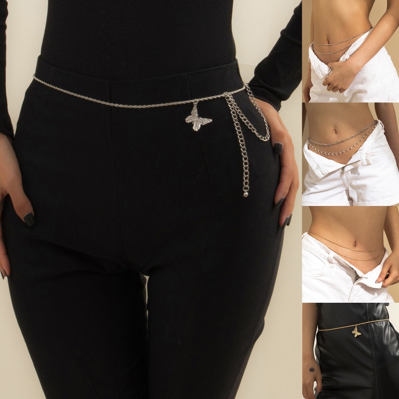 Oneri Thắt Lưng Dây Xích 2 Lớp Đính Hạt Ngọc Trai Giả Bằng Hợp Kim Cho Nữ