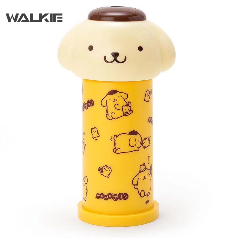 SANRIO Hộp Đựng Tăm Bông Cotton Dạng Nhấn In Họa Tiết Hoạt Hình Dễ Thương