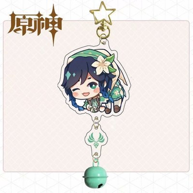 Móc khóa acrylic phong cách Genshin Impact Venti độc đáo