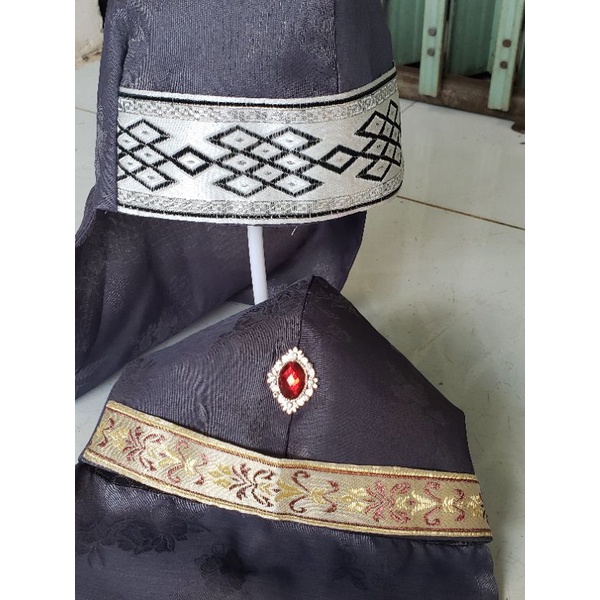 Mũ hanbok vải gấm hàn