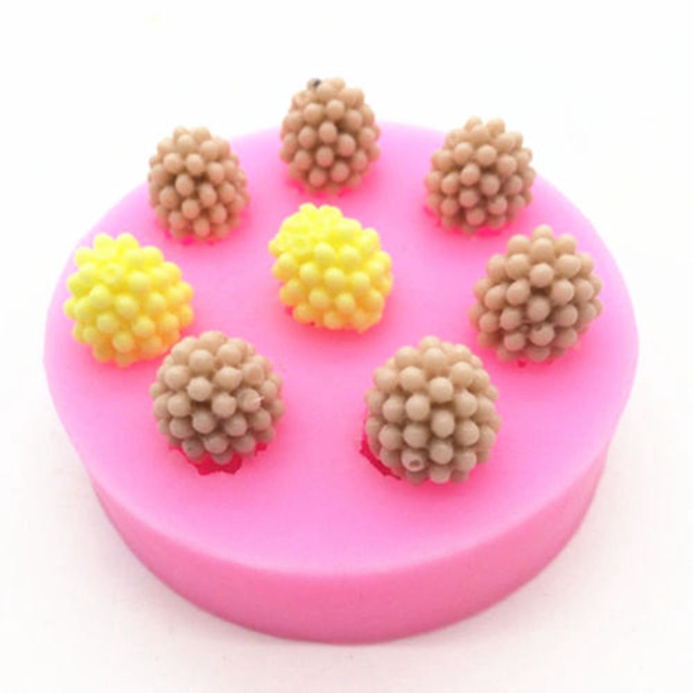 Khuôn Silicone Làm Bánh Tạo Hình Quả Dâu / Việt Quất 3D Độc Đáo Tiện Dụng