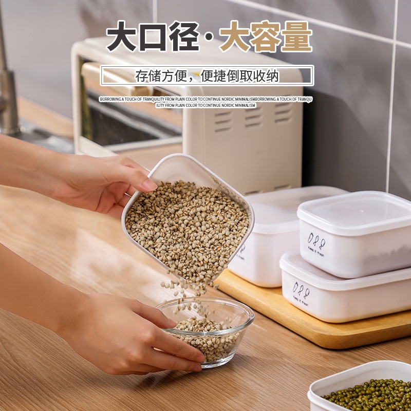 Hộp Đựng Thực Phẩm Bằng Nhựa Cỡ Lớn Tiện Dụng Cho Tủ Lạnh