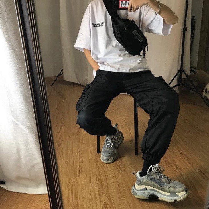 Áo thun nam nữ tay lỡ unisex, áo phông nam nữ form rộng | BigBuy360 - bigbuy360.vn