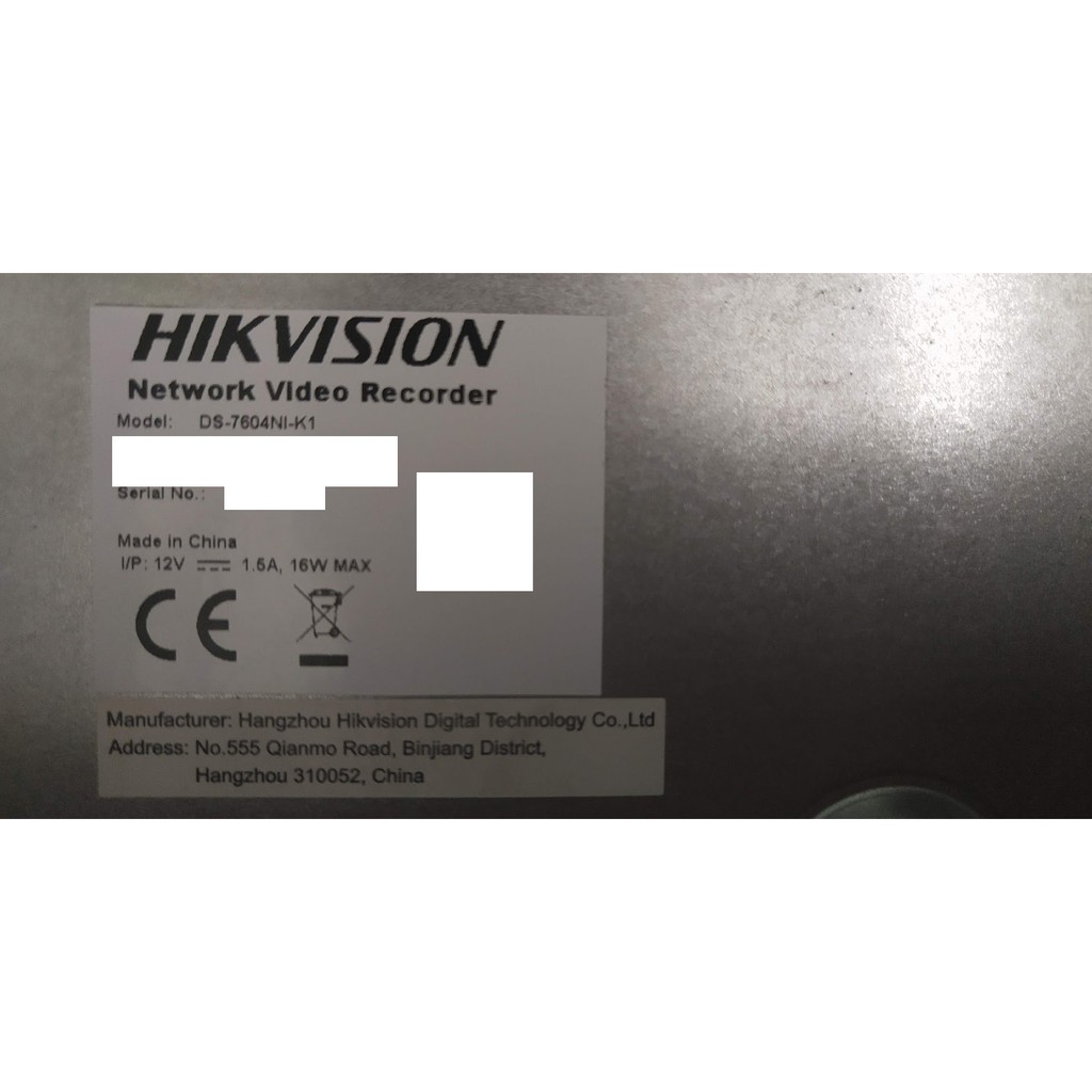 Đầu Ghi Hình Camera IP 1K 4 Kênh Hikvision DS-7604NI-K1 - Hàng Nhập Khẩu